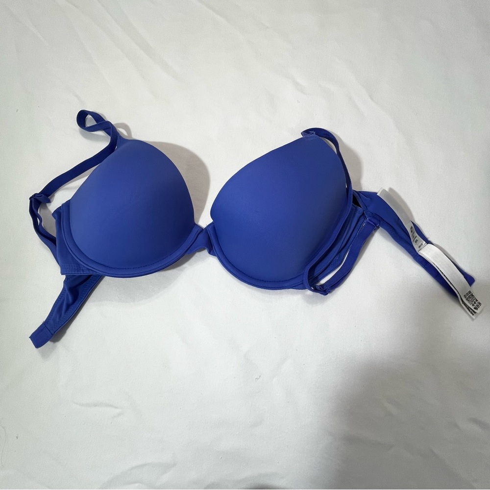 PINK Victoria's Secret Wear Everywhere Lightly Lined Tshirt Bra 36B Cornflower - Picture 10 of 11